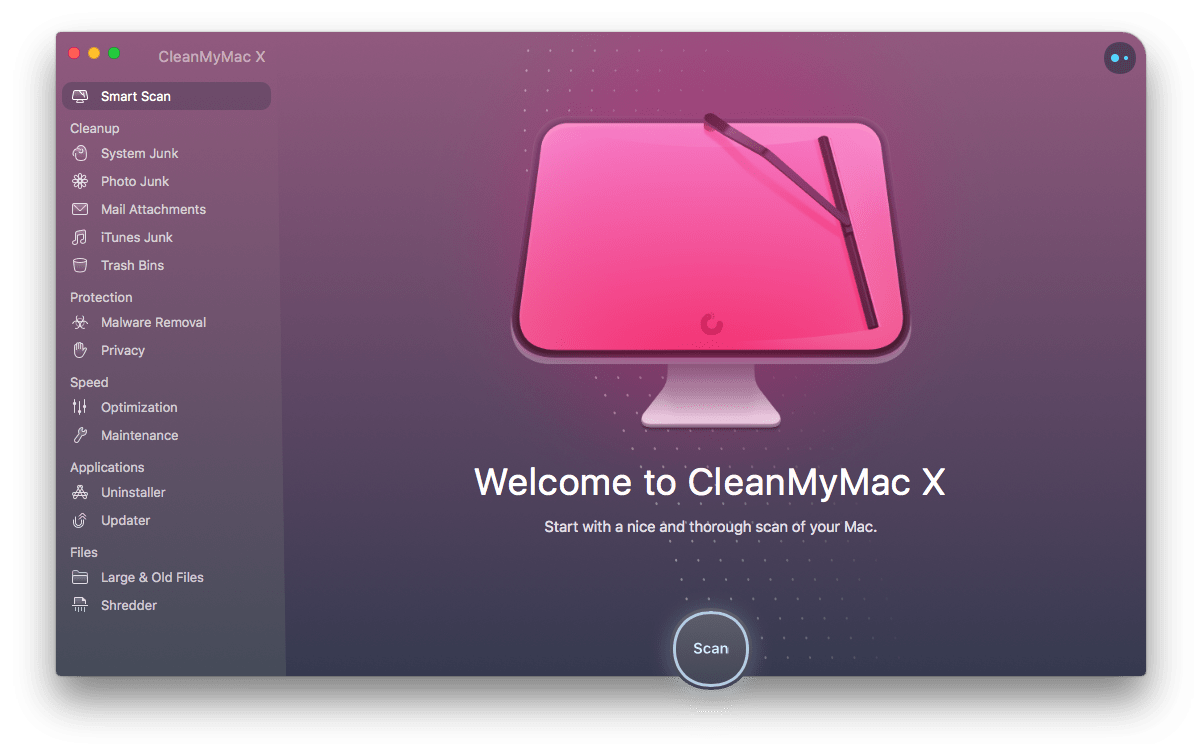 CleanMyMac X - Main Interface - Smart Scan