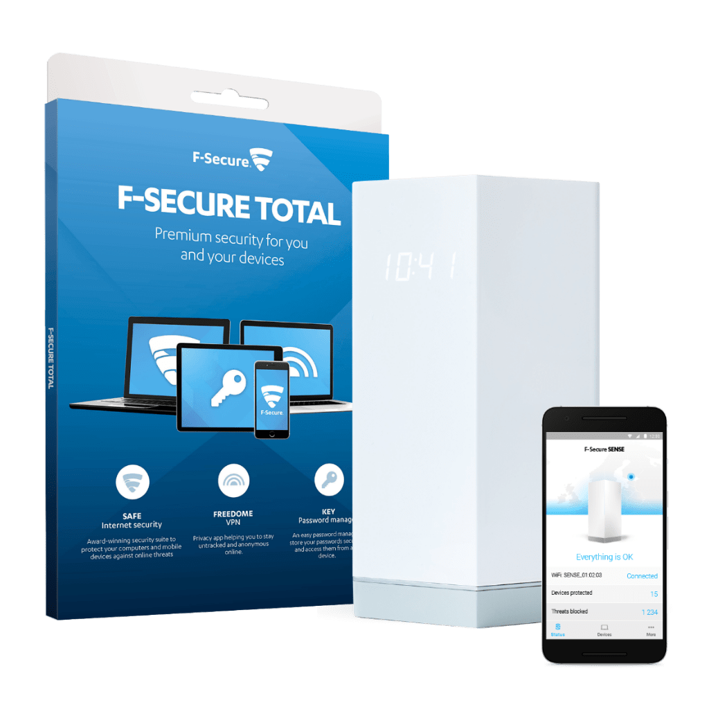 F-Secure TOTAL Security Free SENSE Secure Wifi Router