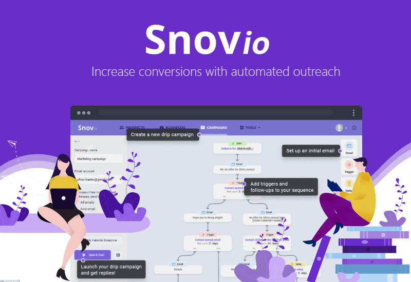 Snovio Drip Campaigns Review lifetime deals