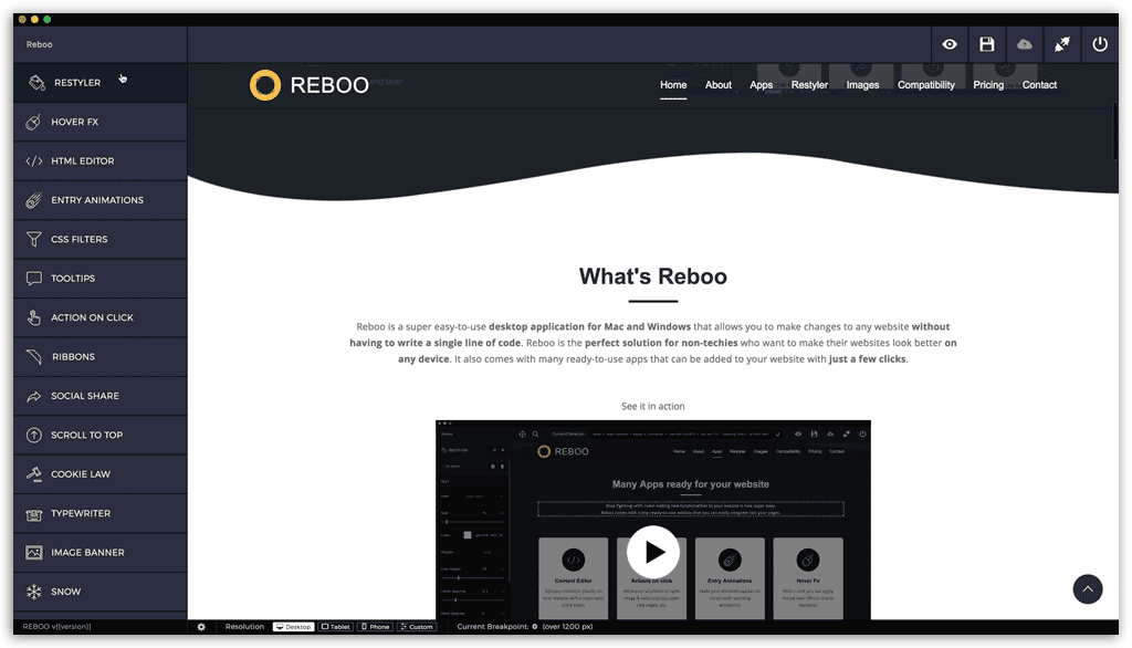 Reboo Screenshot