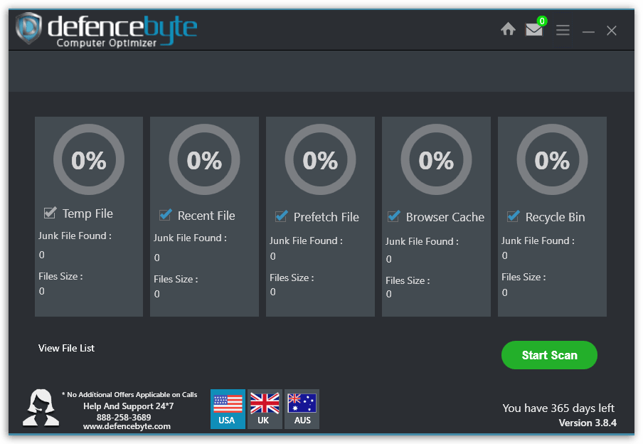 defencebyte Computer Optimizer - Full Scans