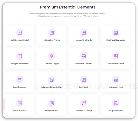 Essential Addons Elementor Premium Elements