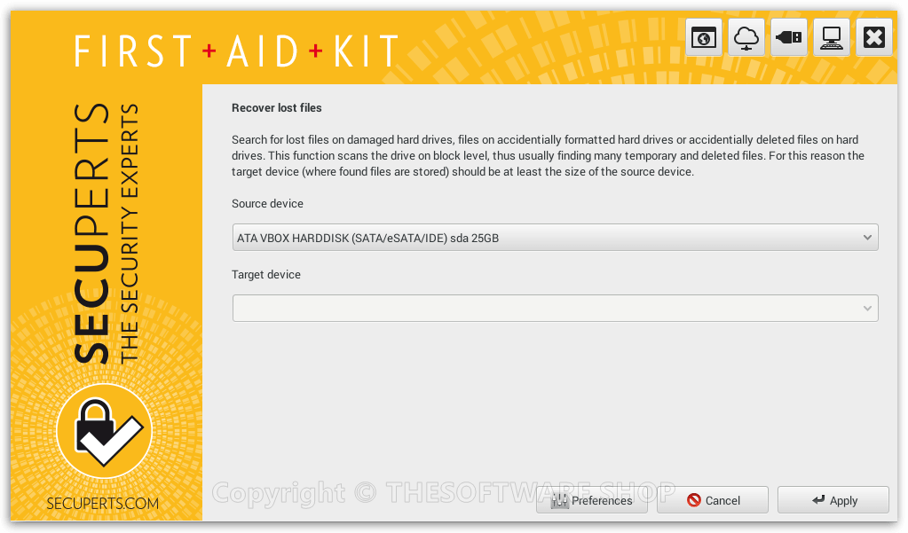 SECUPERTS First Aid Kit - Recovery