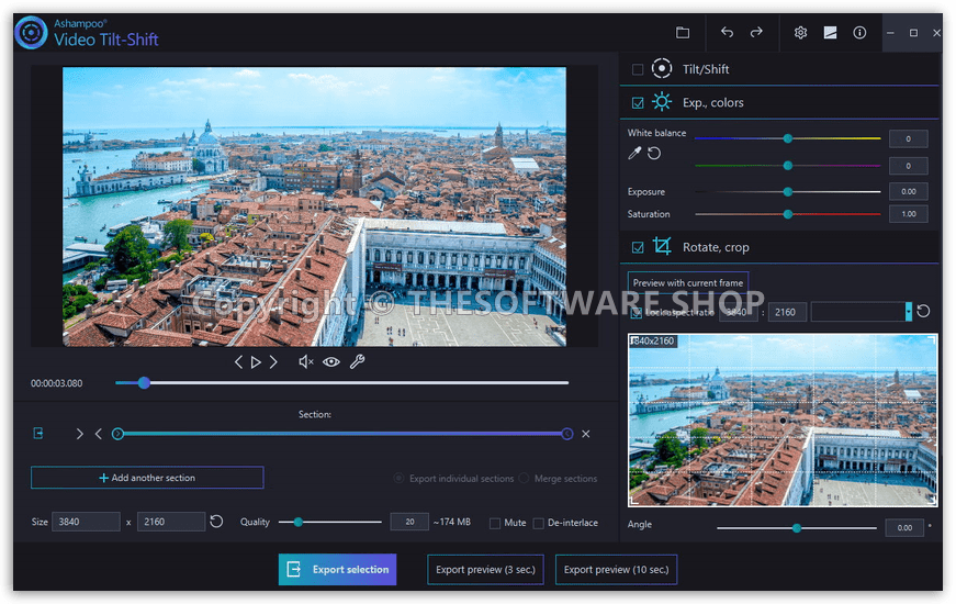 Ashampoo Video Tilt-Shift - Off