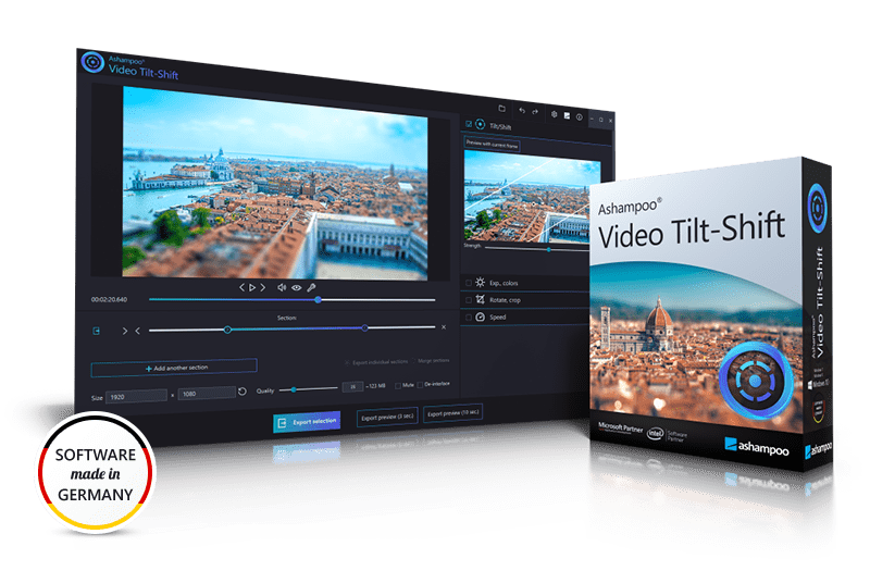 Ashampoo Video Tilt-Shift - Presentation