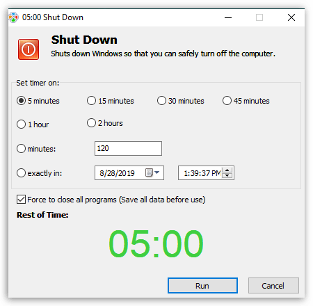 Start Menu X PRO - Timer