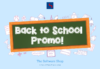 THE SOFTWARE SHOP BACK TO SCHOOL PROMOTION Banner