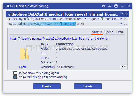 Downloading Screenshot