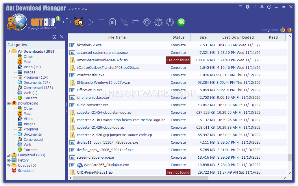Main Interface Screenshot