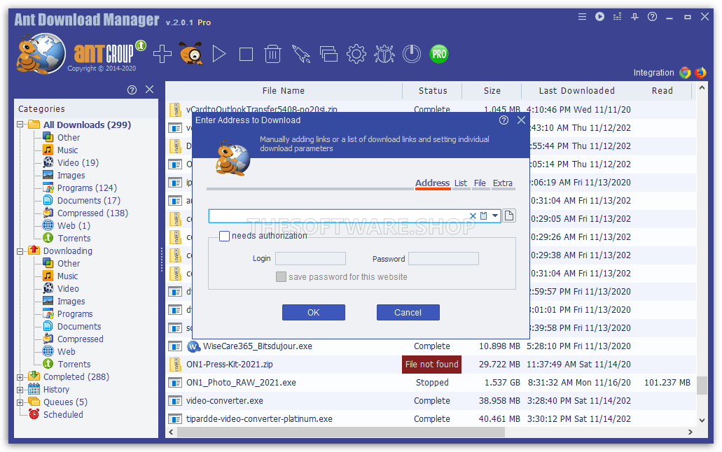 Manual Download Screenshot