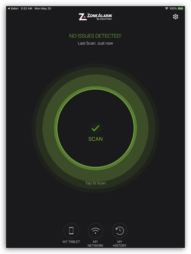 ZoneAlarm Mobile Security for iOS