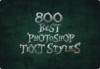 800 Best Photoshop Text Styles Bundle Pixelo Discount Coupon