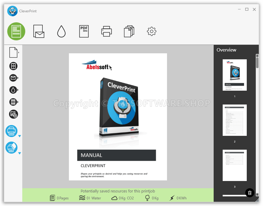Abelssoft CleverPrint Screenshot
