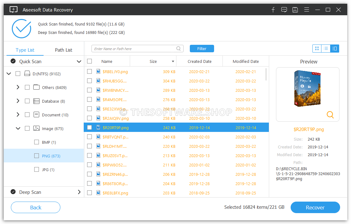 Aiseesoft Data Recovery - Details