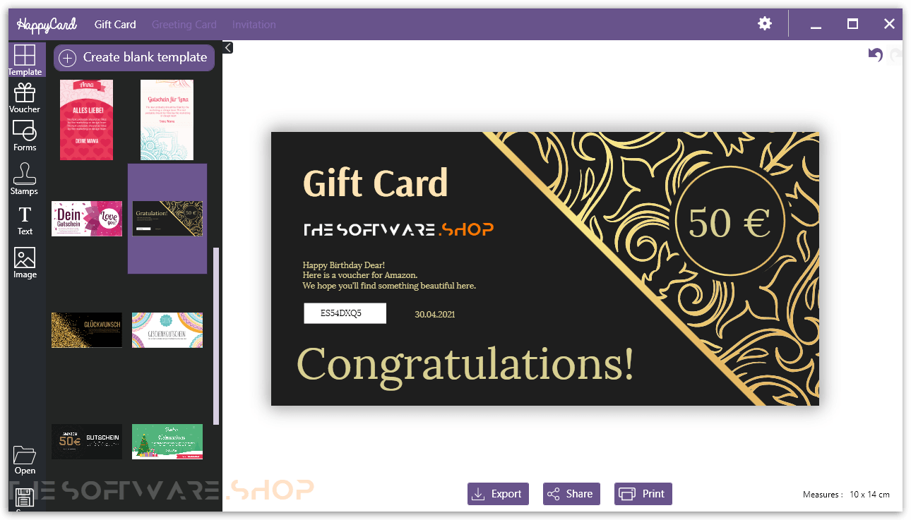 HappyCard Screenshot