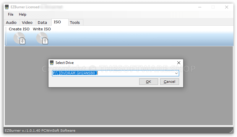 PCWinsoft EZBurner - ISO