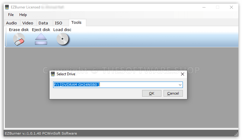 PCWinsoft EZBurner - Tools