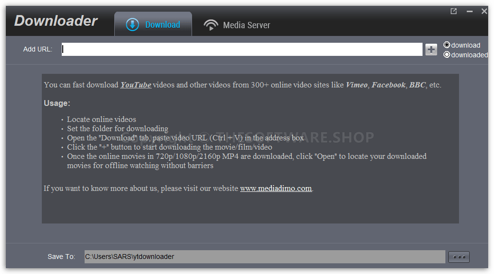 Dimo Video Downloader Screenshot