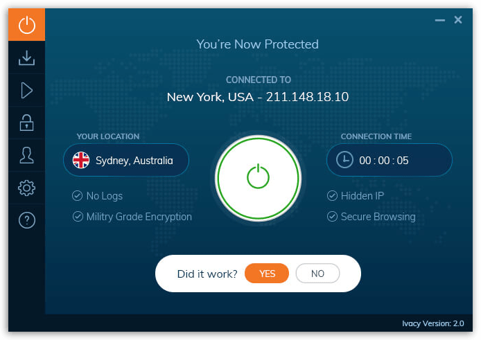 Ivacy VPN - Windows