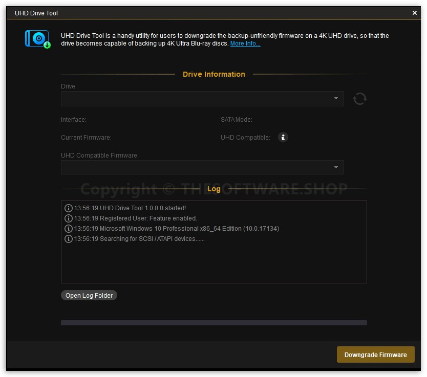 DVDFab UHD Drive Tool - Start