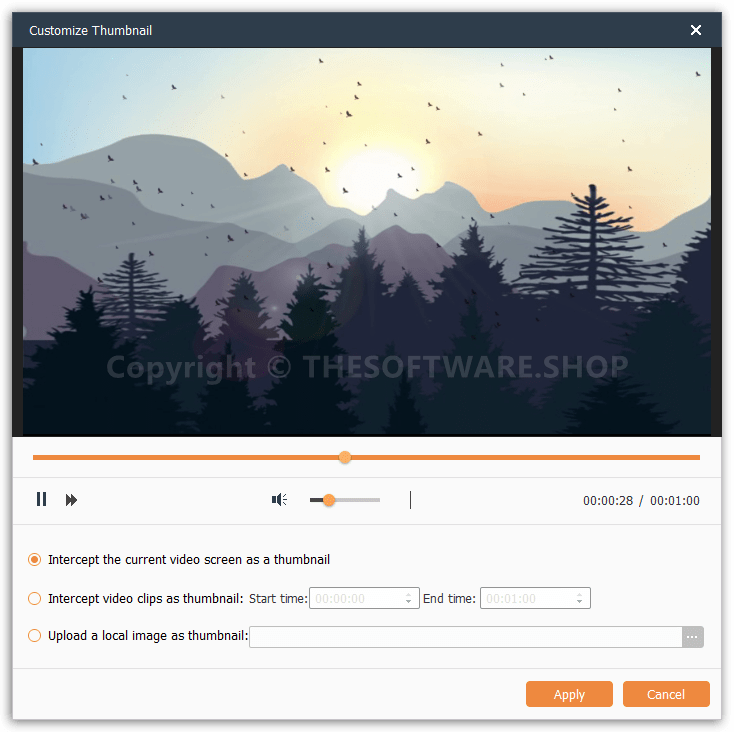 Tipard DVD Creator - CThumbnail Customizer