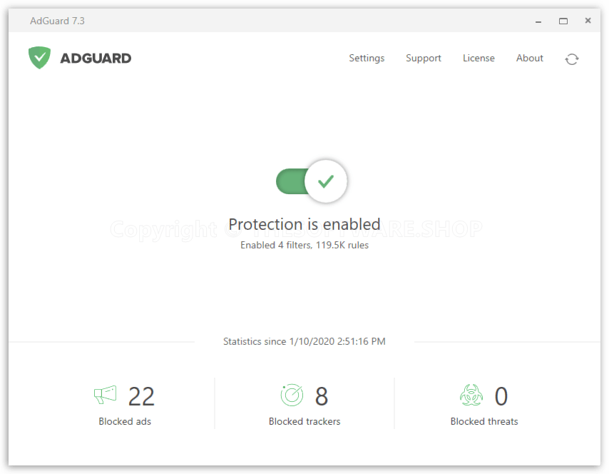 AdGuard 7 Screenshot