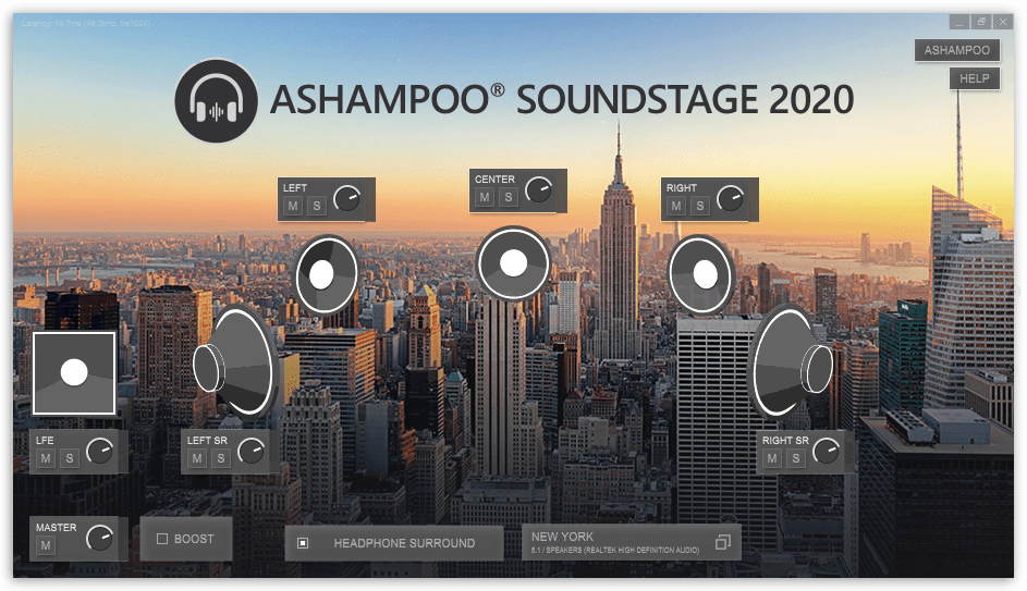 Ashampoo Soundstage 2020 Screenshot