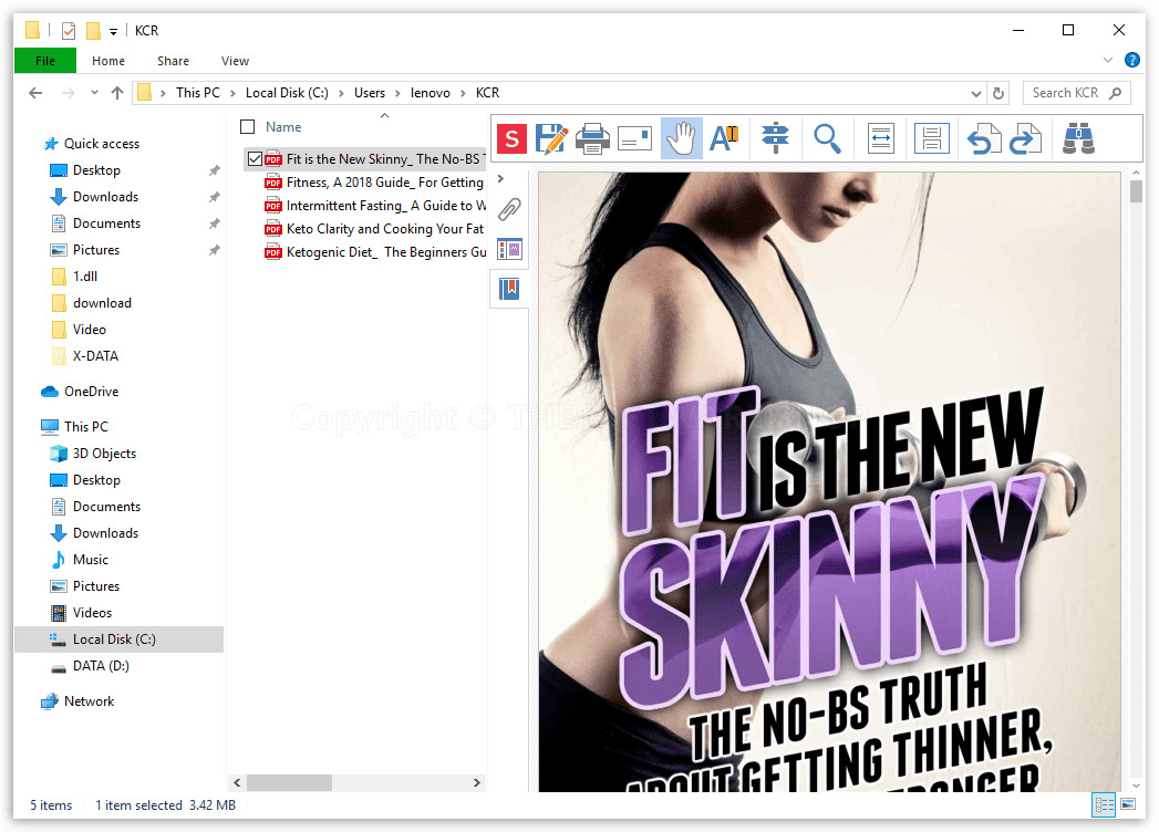 Epubor KCR Converter Results