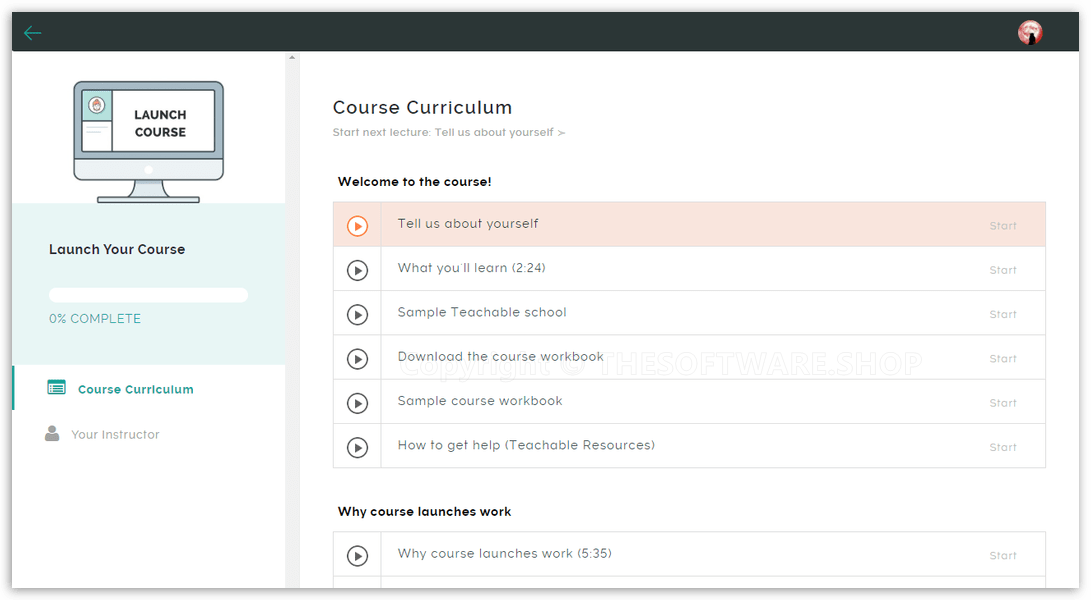 TeachableU Curriculum