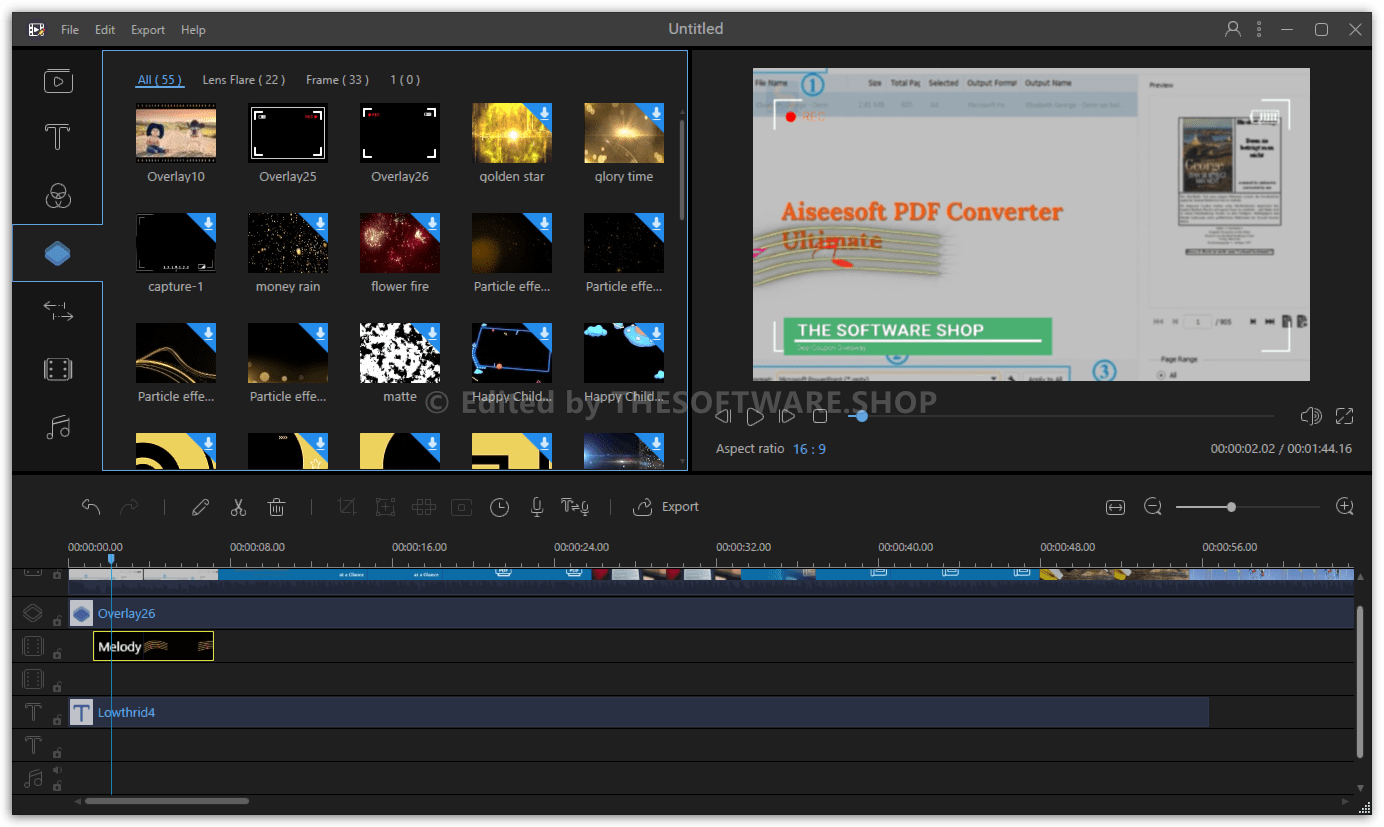 AceThinker Video Editor Screenshot