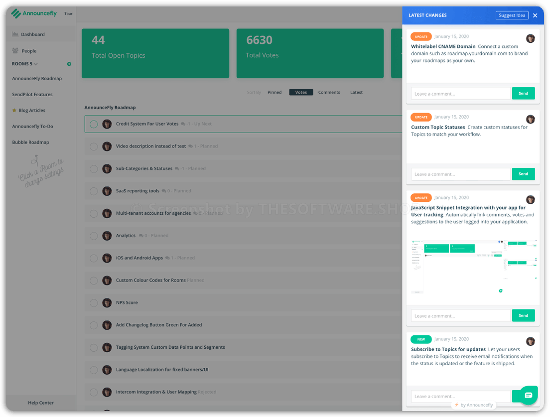 Announcefly - Widget