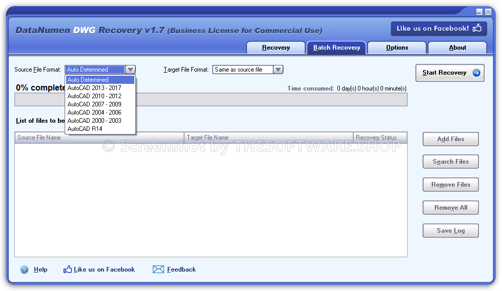 DataNumen DWG Recovery Batch Recovery