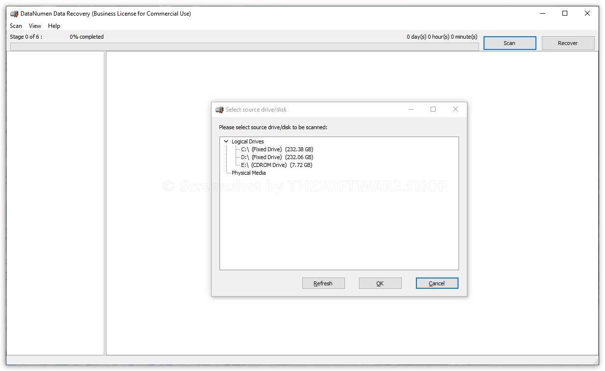 DataNumen Data Recovery -Business License for Commercial Use- 00681 Screenshot