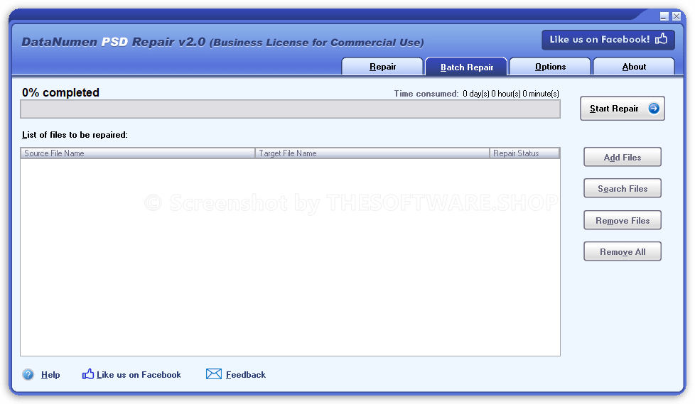 DataNumen PSD Repair - Batch Repair