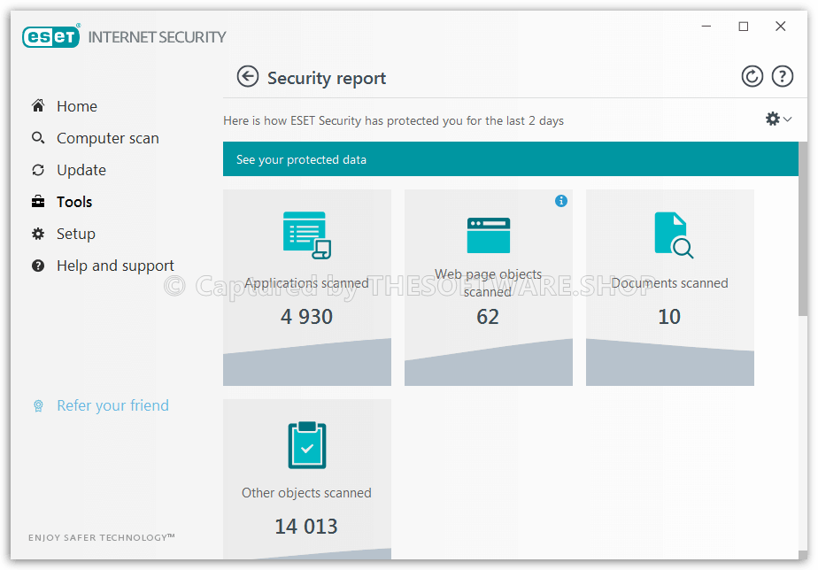 ESET Internet Security Security Reports