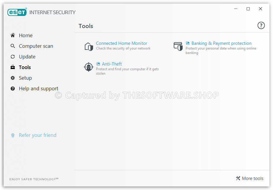 ESET Internet Security Tools