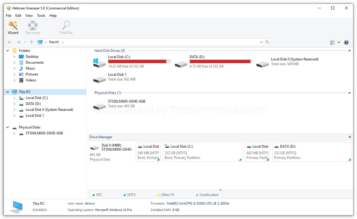 Hetman Uneraser 5.0 Screenshot