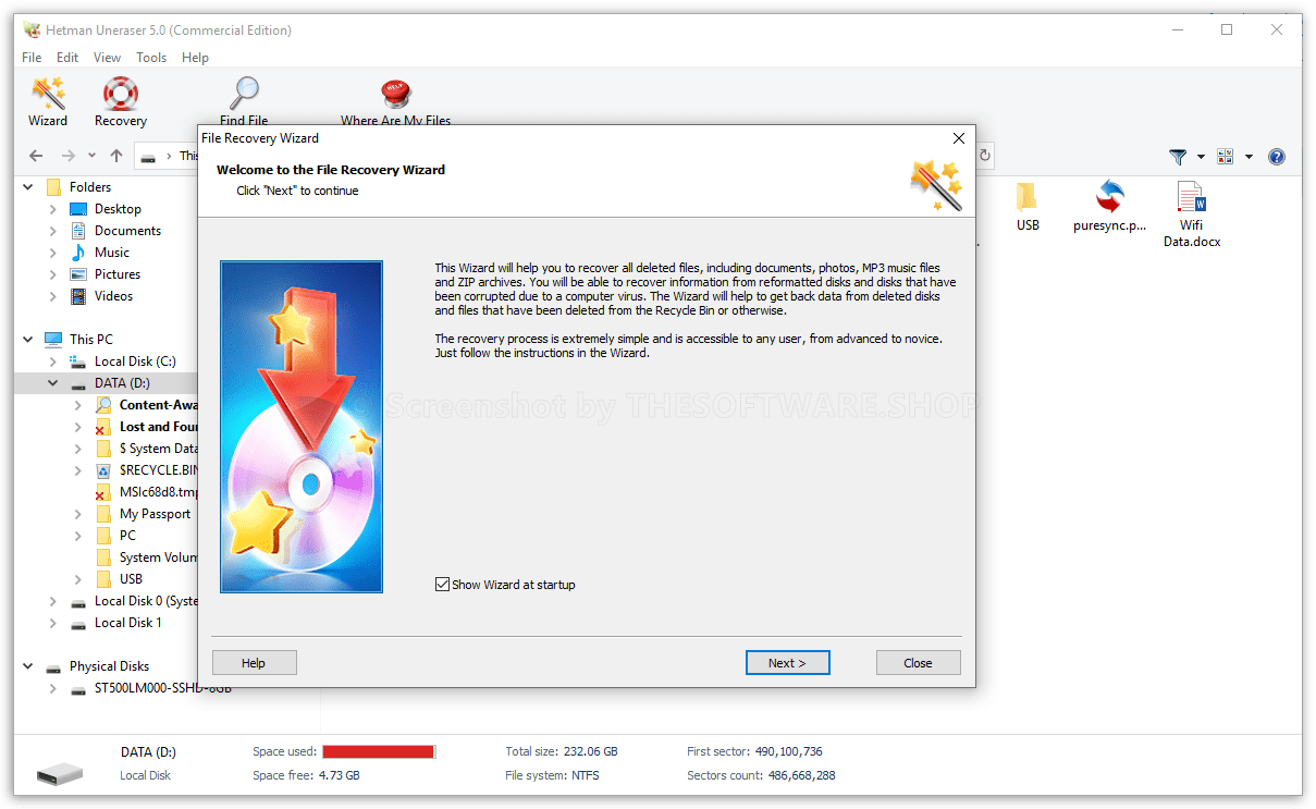 Hetman Uneraser 5.0 - Wizard
