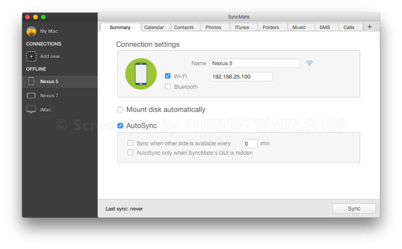 Syncmate Expert Connection