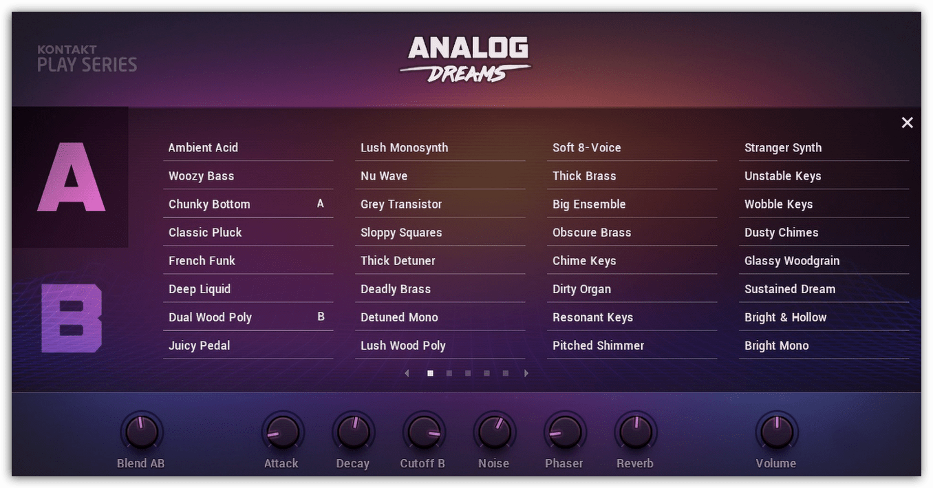 ANALOG DREAMS Presets