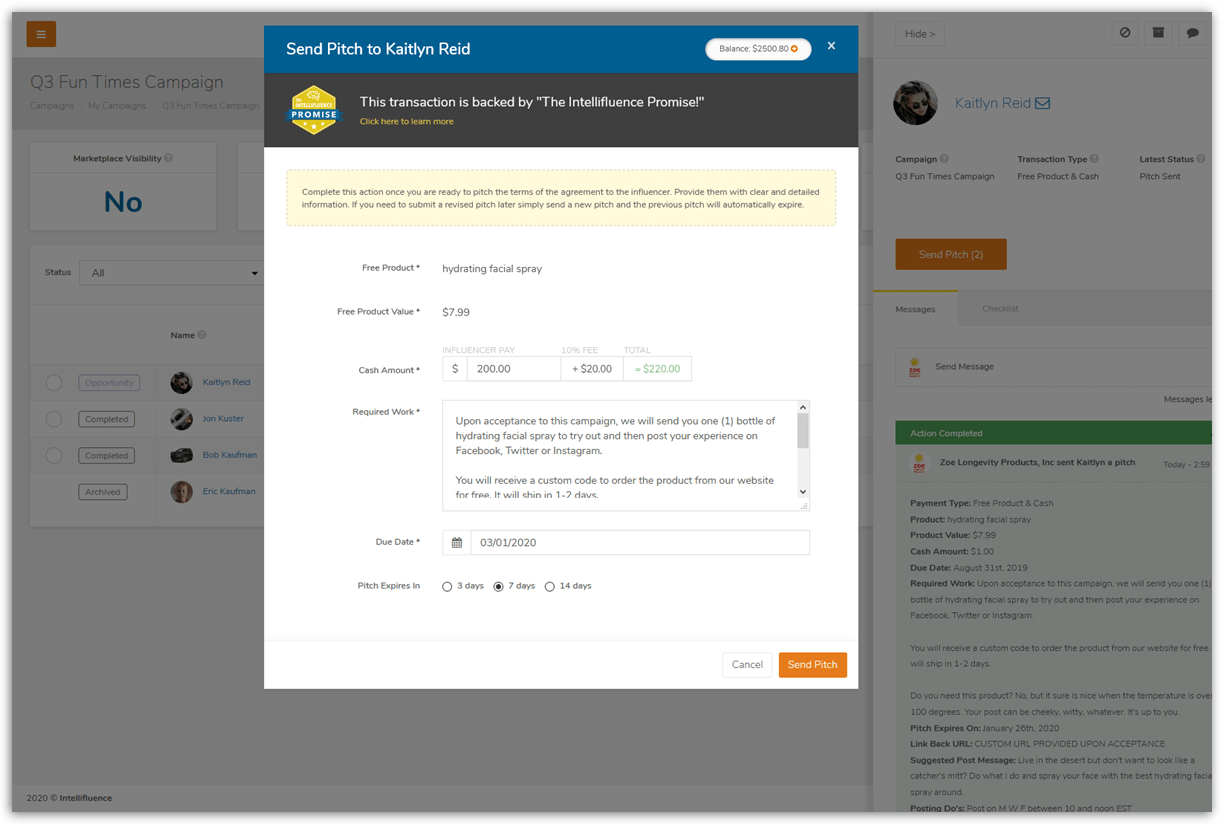 Intellifluence Pitch