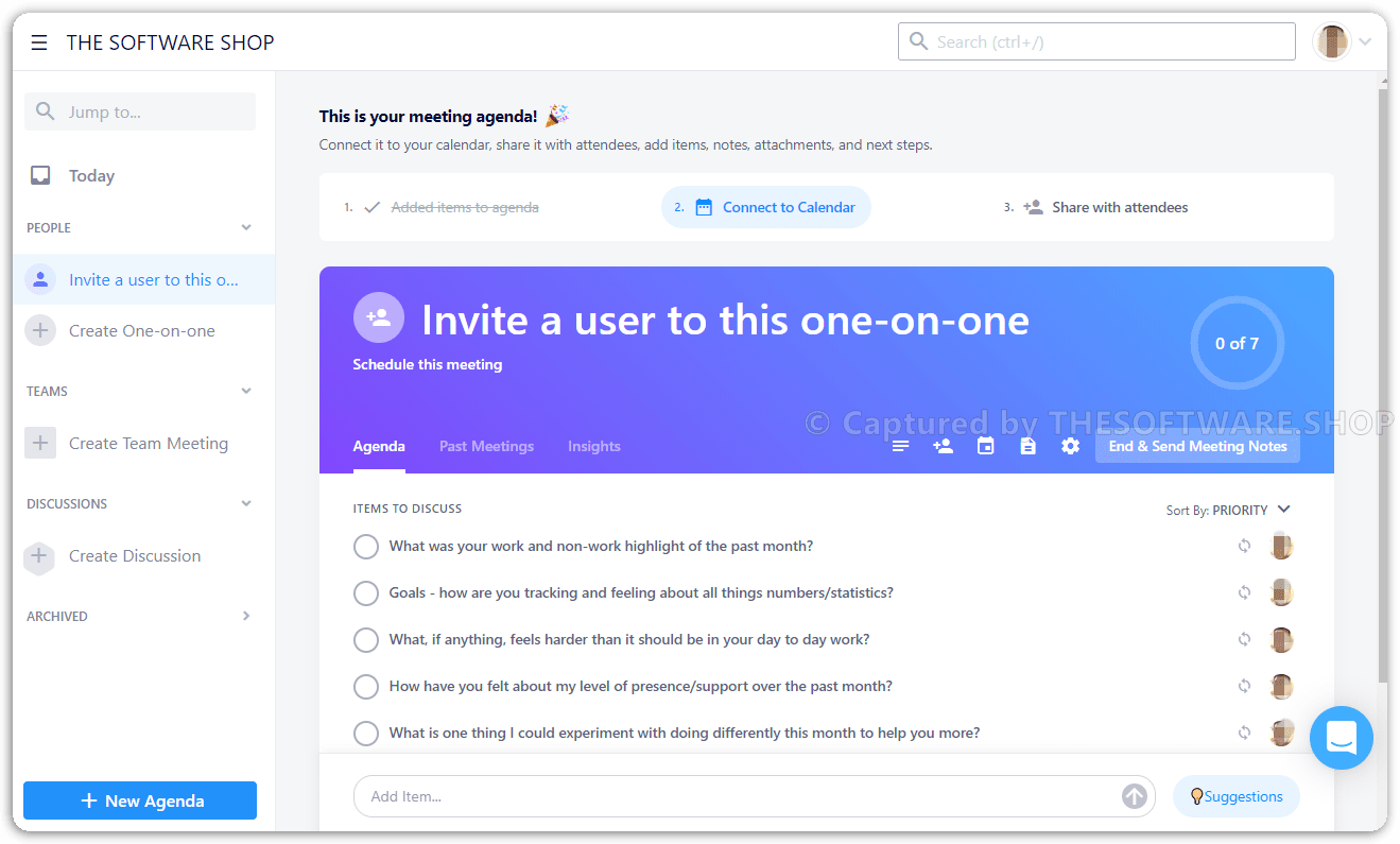 SoaBox Pro - One-on-One Meetings
