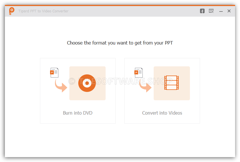 Tipard PPT to Video Converter Main Interface