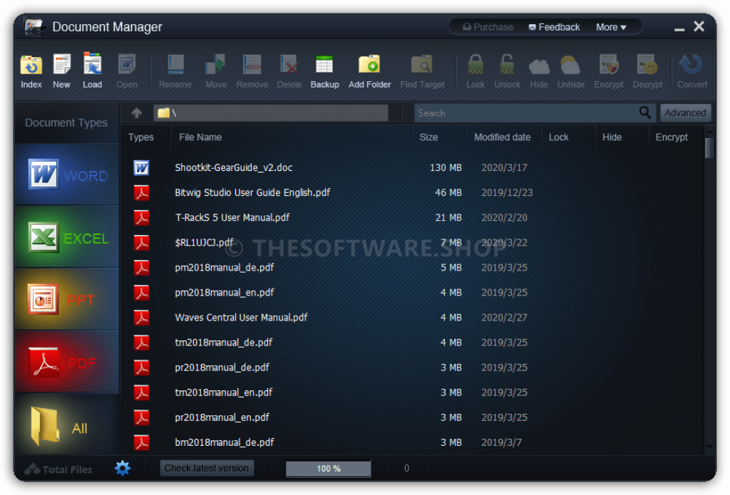 WonderFox Document Manager Screenshot