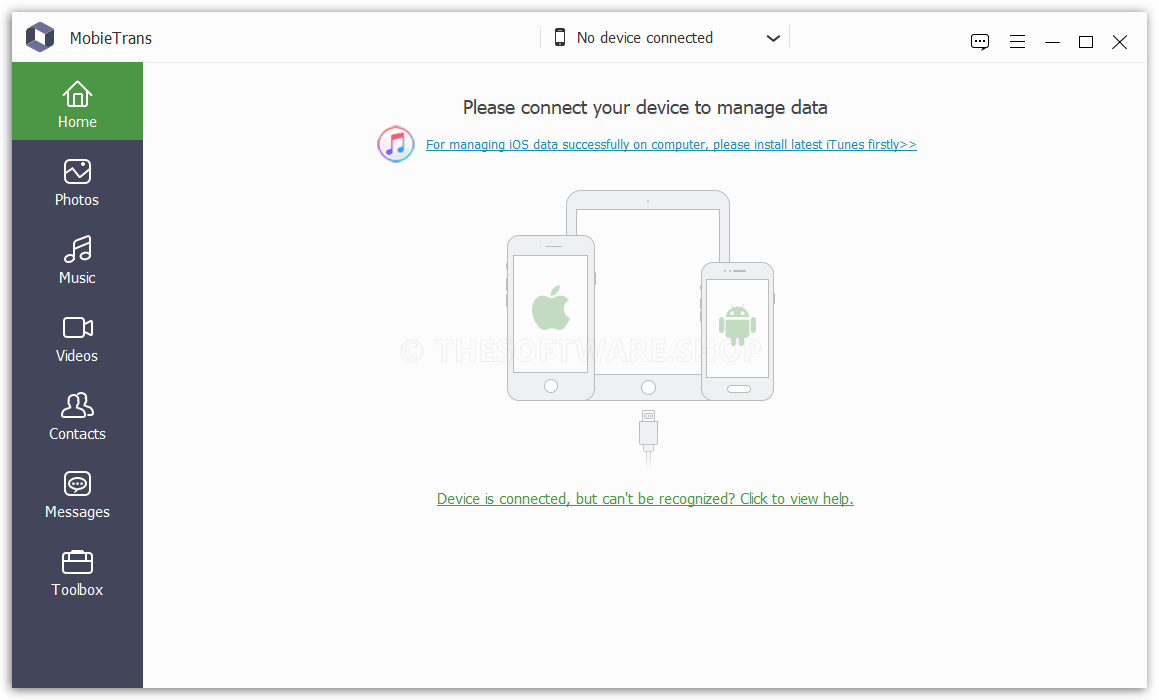 Apeaksoft Mobietrans Screenshot