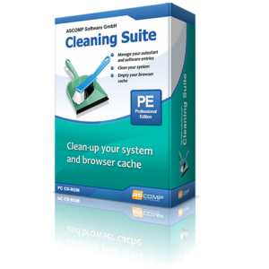 ASCOMP Cleaning Suite Professional - Private License (50% Off)</p></img>

<p><em>Lifetime license (lifelong use; updates two years included)</em></p>

<p><em>one user, max. two computers</em></p>

<p>