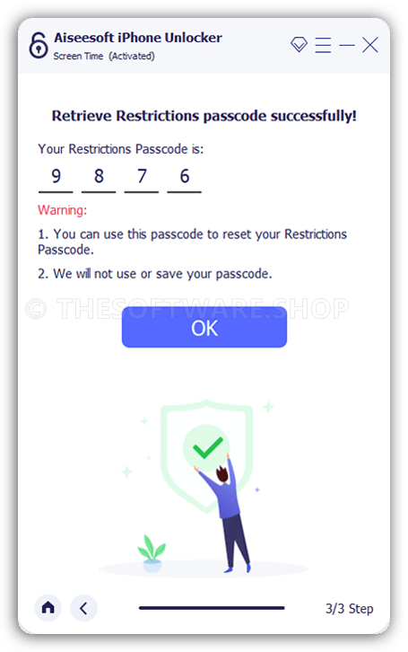 Aiseesoft iPhone Unlocker - Remove Restriction PassCode