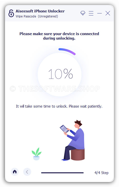 Aiseesoft iPhone Unlocker - Unlock Proccess
