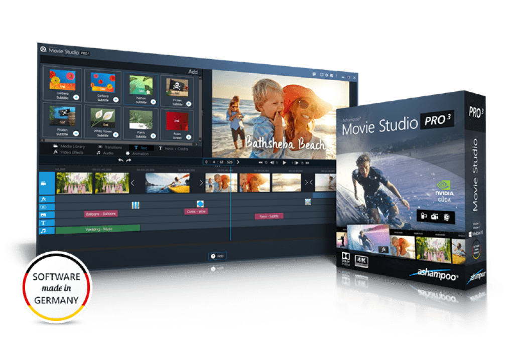 Ashampoo Movie Studio Pro 3 Presentation