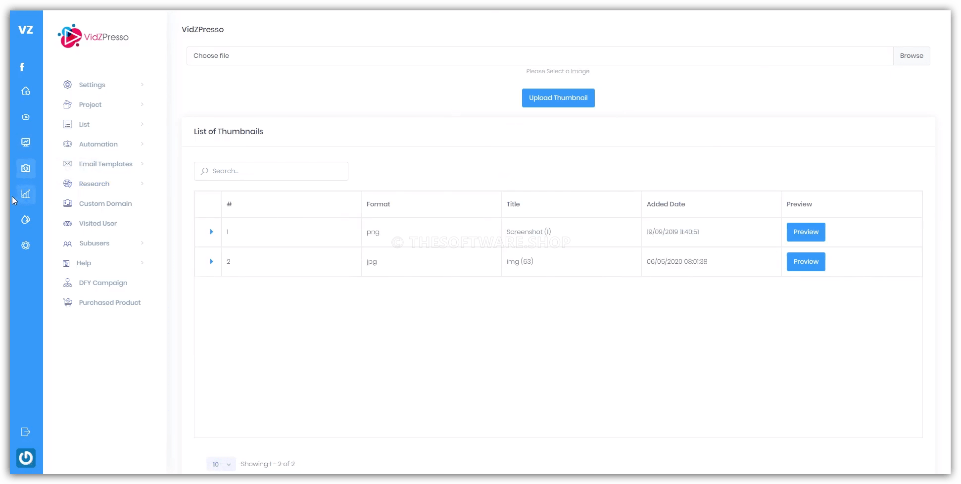 VidZPresso Premium - Image Gallery